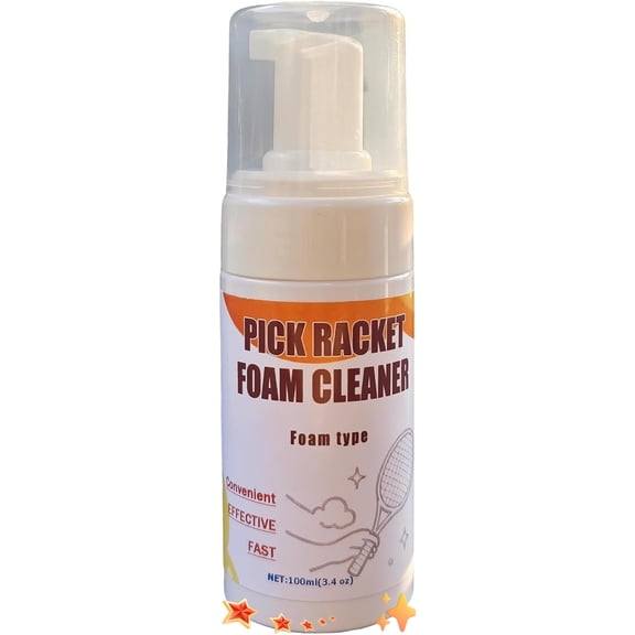 Paddle Cleaner - 100ml Foam Cleaning Spray for Sports Equipment | Gentle Dirt Remover Formula, Effective Racquet Surfaces Cleaner for Golf Tennis Badminton Paddle Care Maintenance and Repair
