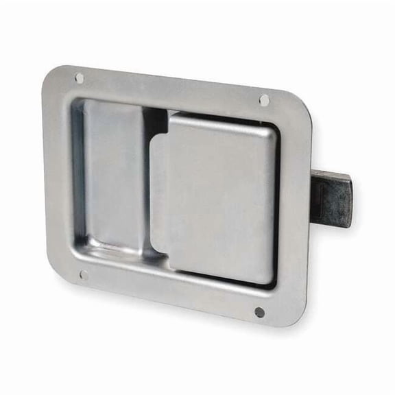 Paddle Latch, Nonlocking, Zinc Plated, Catch/Latch Material: Steel 1XPB5