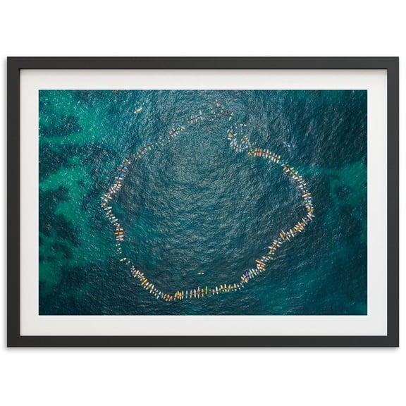 Paddle Out Surf Beach House Wall Art Home Decor