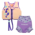 thumbnail image 1 of Paddle Pals Baby Swim Vest & Reusable Swim Diaper Set for Toddler 24 Months- Purple, 1 of 6