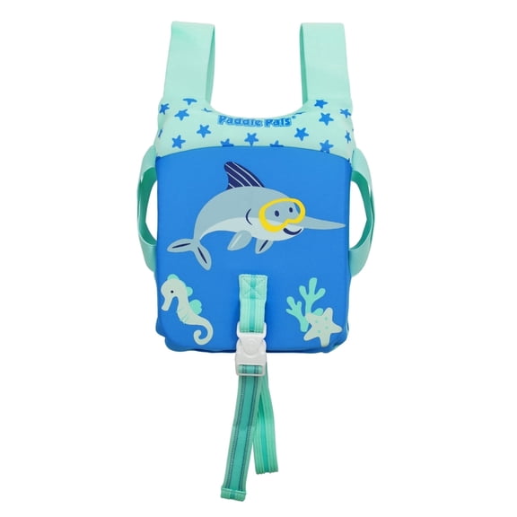 Paddle Pals Kids Swim Vest Baby Learn-to-Swim Float Vest with Adjustable Leg Strap for Ages 26