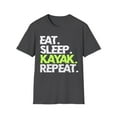 thumbnail image 1 of Paddle Perfection: 'Eat. Sleep. Kayak. Repeat.' T-Shirt, 1 of 4