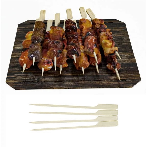 Paddle Pick 7-200 7" Bamboo Paddle Pick Skewers (Pack of 200)