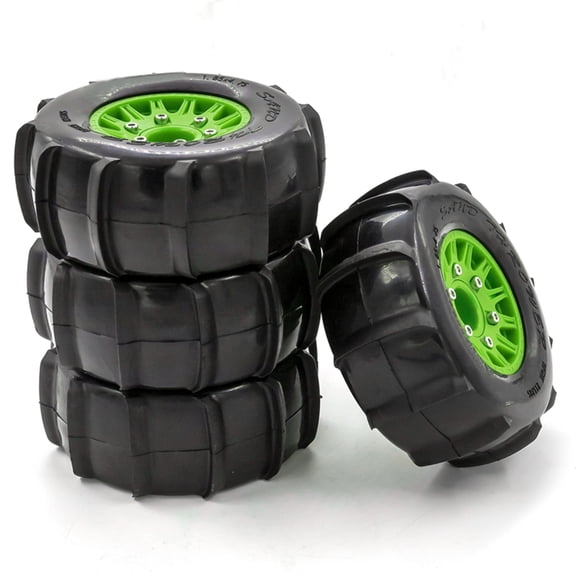 Paddle RC Wheel Tires RC Car Tires 4pcs Replacement For 1/10 Short-Course Truck 727 Slash K1 RC Car