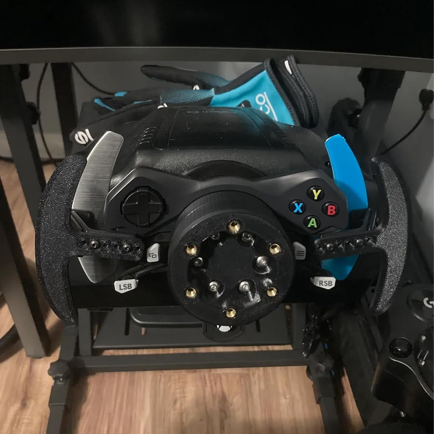Wheel Hub Extender Sim Racing Paddle Shifters Extensions | Adjustable Gear Paddle Extenders for ...