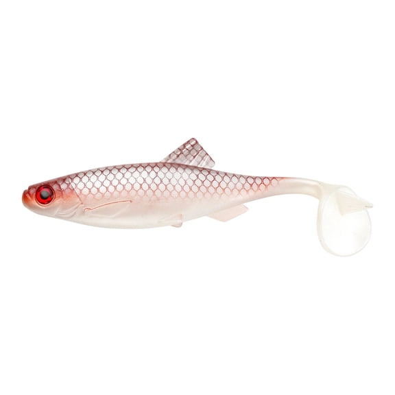 Paddle Tail Soft Swimbait Realistic 3D Eye Fishing Lure Lifelike T Tail Artificial Bait For Freshwater Saltwater Predator Fish(Pink-15Cm)