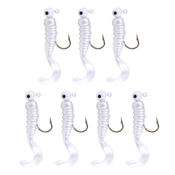 Paddle Tail Swimbaits Ribbed Soft Bait Crappie Lures for Panfish Trout Jig Head