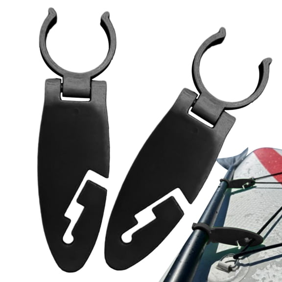 Paddle clamp, paddle clip, paddle accessory, suitable for all paddles and kayaks, paddle 2X fixed clip, expandable fixed clip, suitable for water sports equipment for boys, girls, and teenagers