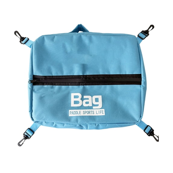 Paddleboard Storage Bag with Fastening Straps,Waterproof Kayak Deck Cooler Bag with Zipper & Rotatable Hooks, Lightweight Insulated Organizer for SUP Paddling, Outdoor Picnic, Beach & Water Sports