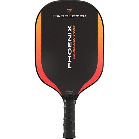 Paddletek Phoenix Genesis Pro Pickleball Paddle Wildfire Red Standard Grip