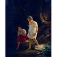 thumbnail image 1 of Paddling by Johann Georg Meyer Von Bremen Oil on Canvas 1813-1880 Poster Print - 18 x 24 in., 1 of 1