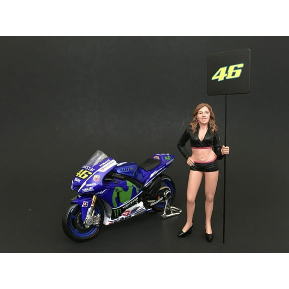 Paddock Girl Figure For 1:24 Scale Models by American Diorama