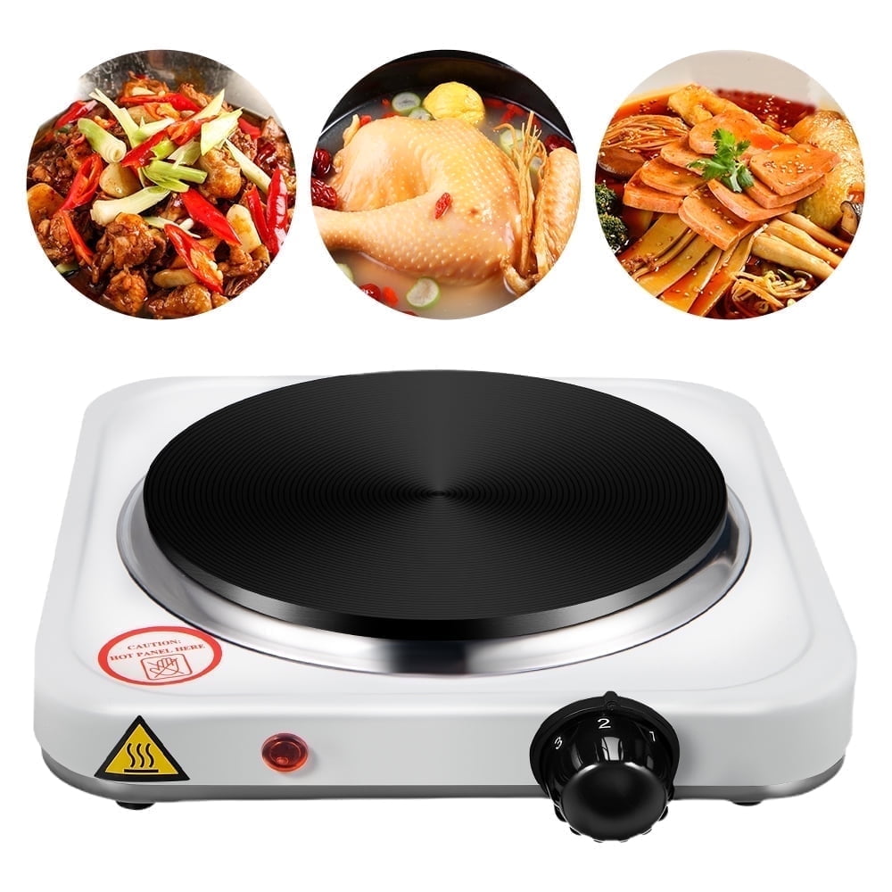 JahyShow 1000W Portable Electric Burner Hot Plate Fast Heat w/ Temperature Control