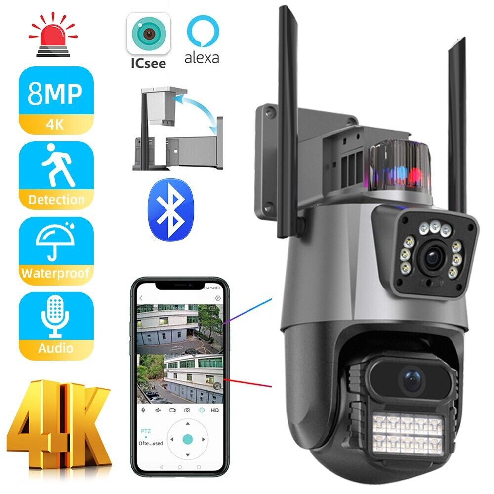 Paddsun 1080P HD Outdoor Wireless Security Camera 2.4G Wifi Night