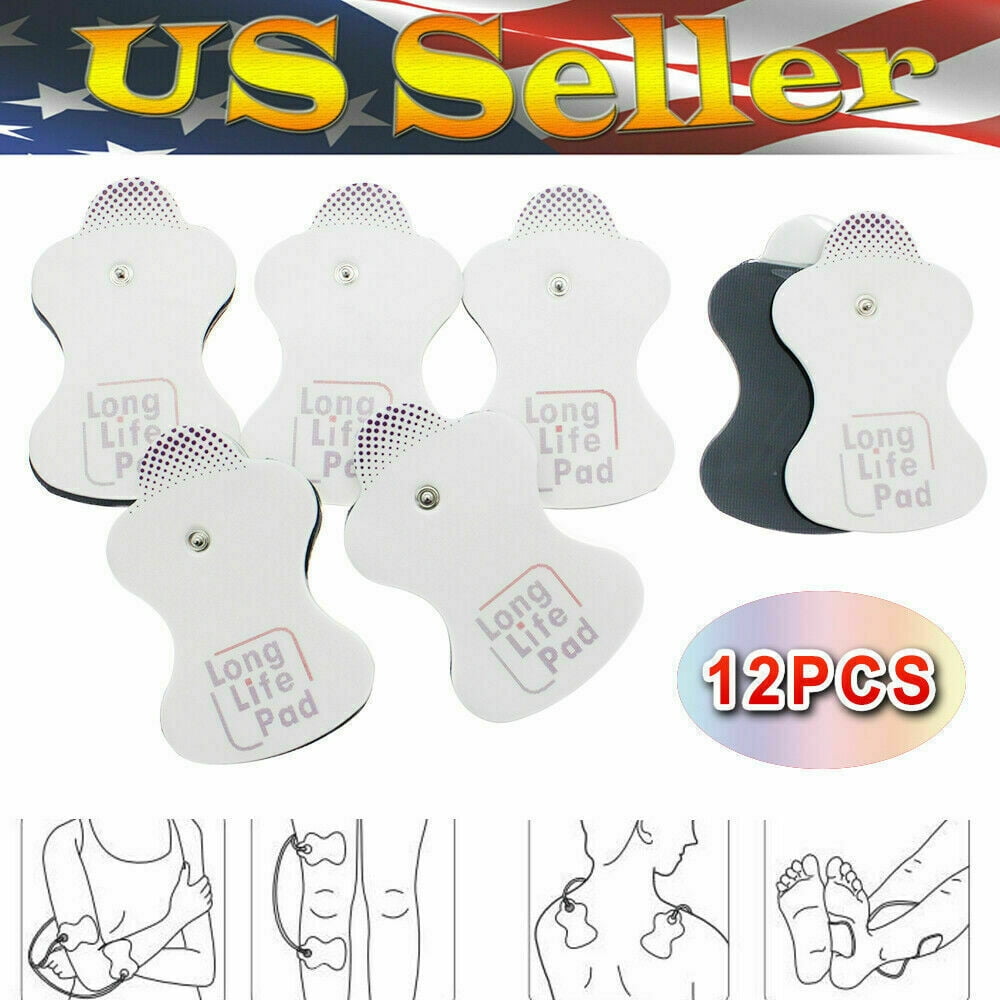 Paddsun 12x New Electrode Replacement Pads For Omron Massagers Elepuls Long Life Pad Hot