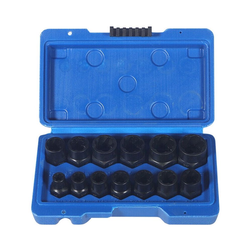 Paddsun 13x Bolt Extractor Set Stripped Damaged Bolt Nut Removal