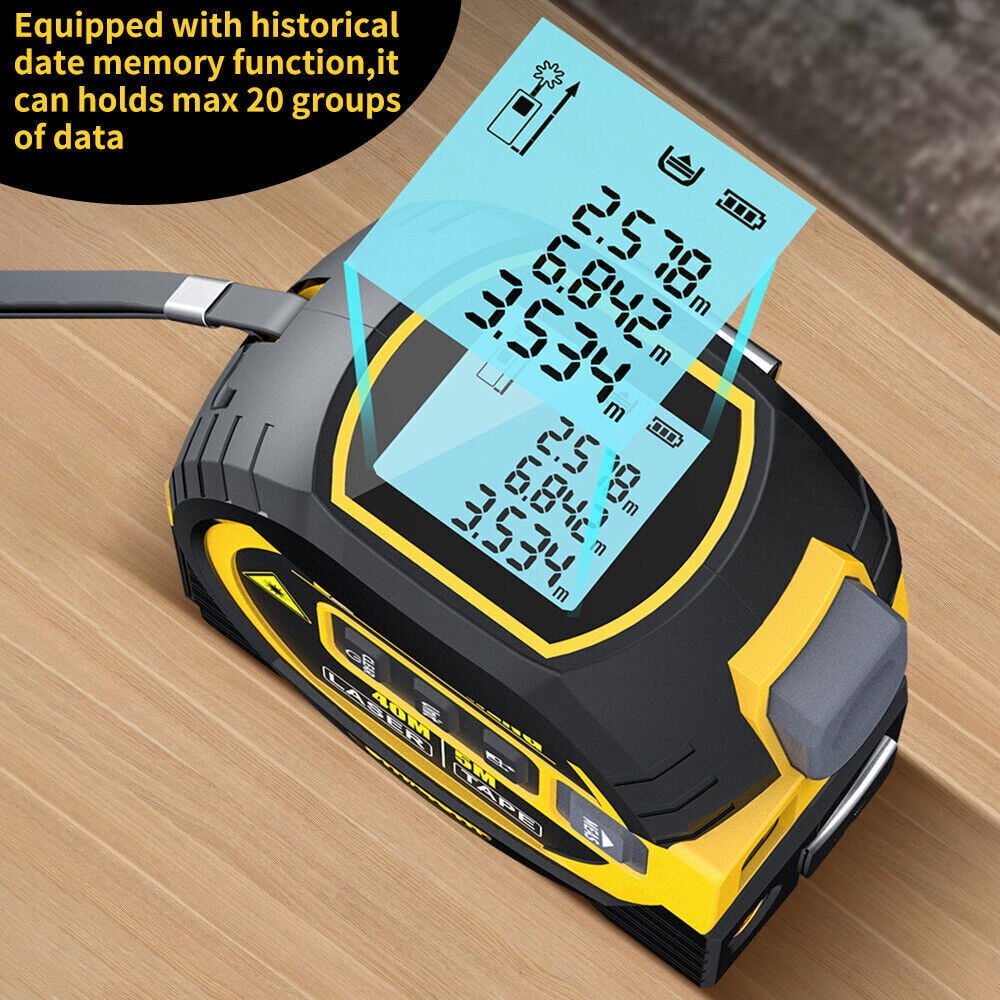 K-Digital Tape Measure 16 ft. Large LCD Screen Accurate SAE & Metric