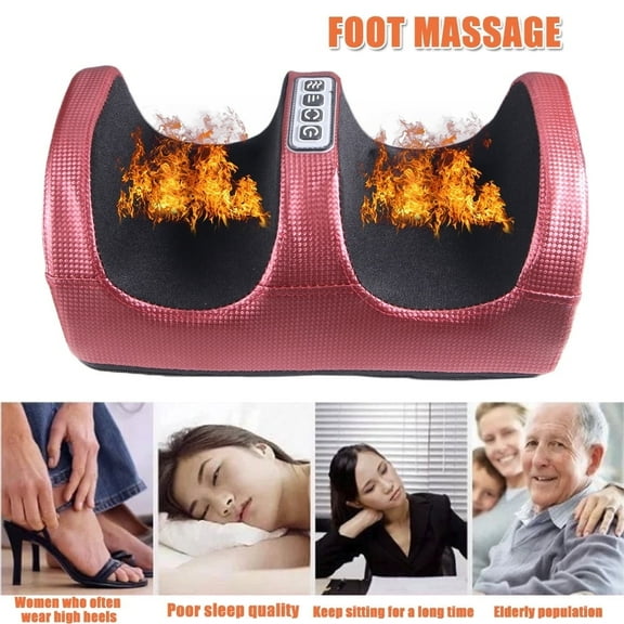 G PEH Electric Foot Calf Massager Massage Machine Ankle Leg Kneading Heating