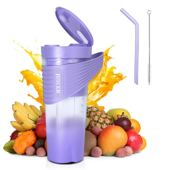 Paddsun Portable Blender, Blender for Shakes and Smoothies Rechargeable Personal Blender, Mini Blender with Ultra Sharp Four Blades Multifunctional Blender Bottle