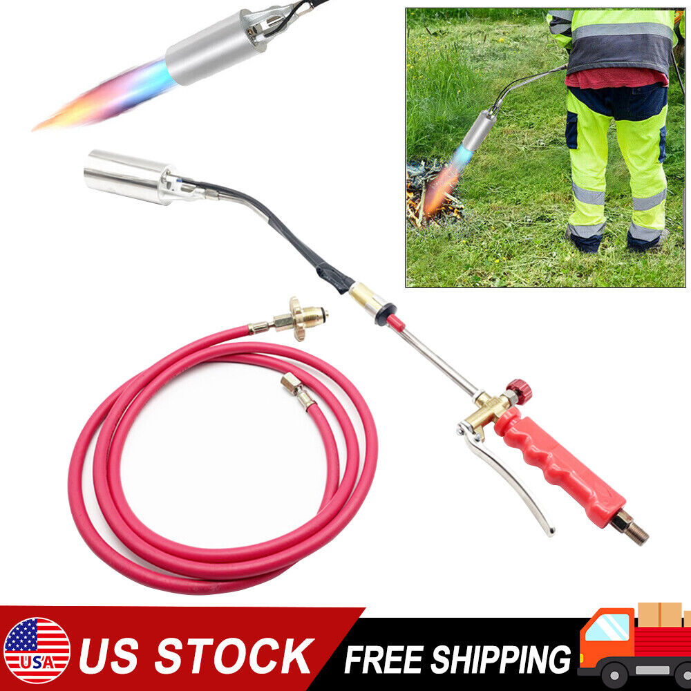 Paddsun Portable Propane Weed Torch Burner Ice Melter Push Button Igniter with 79" Hose - image 1 of 8