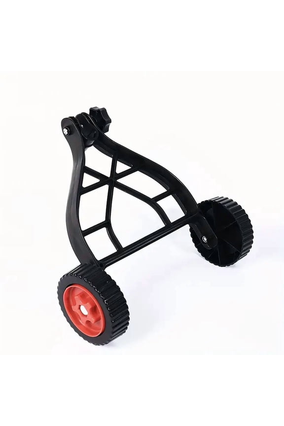 String Trimmer Wheel, Adjustable Auxiliary Wheels, Wheels String Trimmer Support Wheel Suitable for Most Mowers Shaft Tubes (Black)
