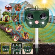 Paddsun Ultrasonic Solar Animal Repeller Outdoor Pest Control Motion Sensor Dog Cat