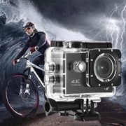 Paddsun Waterproof 4K 4x 16mp Action Camera Bundle with Accessory, Black