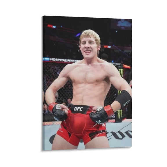 Paddy Pimblett Canvas Poster Canvas Wall Art Prints Poster Gifts Photo Picture Painting Posters Room Decor Home Decorative 16x24inch(40x60cm)