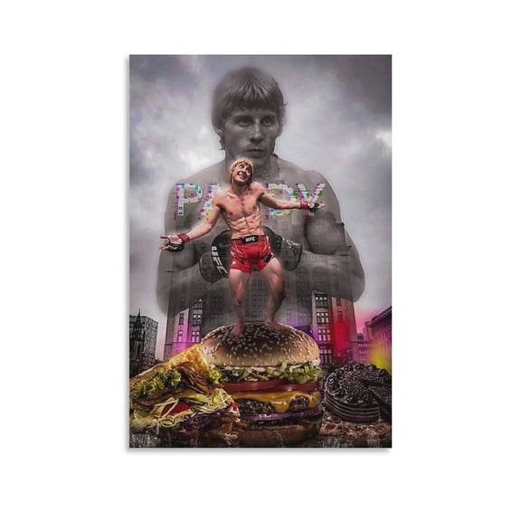 Paddy Pimblett Canvas Poster Wall Art Poster Gifts Bedroom Prints Home Decor Hanging Picture Canvas Painting Posters 12x18inch(30x45cm)
