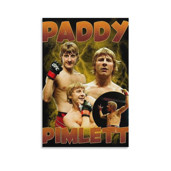 Paddy Pimblett Canvas Poster Wall Art Poster Gifts Bedroom Prints Home Decor Hanging Picture Canvas Painting Posters 24x36inch(60x90cm)