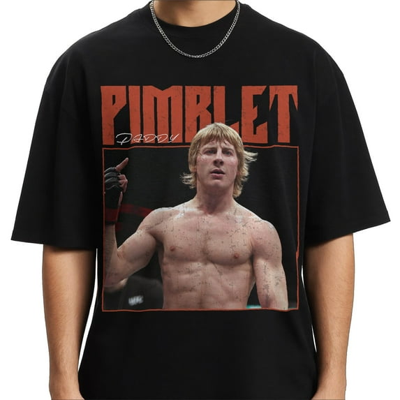 Paddy Pimblett T-Shirt, Fighter Champions United Kingdom Boxing Vintage 90s Retro Shirt, Fans Tee,Black color,size L