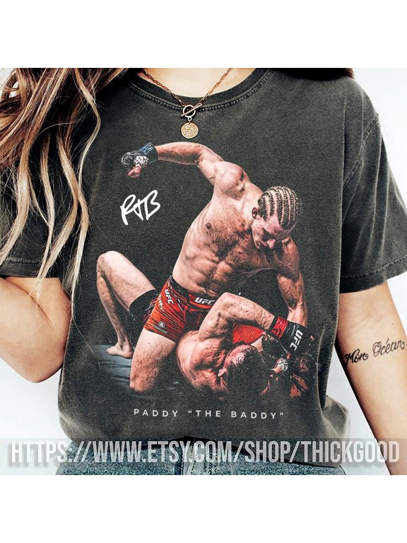 Paddy Vintage MMA Graphic Shirt, Retro Fighter Tee, Mixed Martial Arts Combat Sports Gift