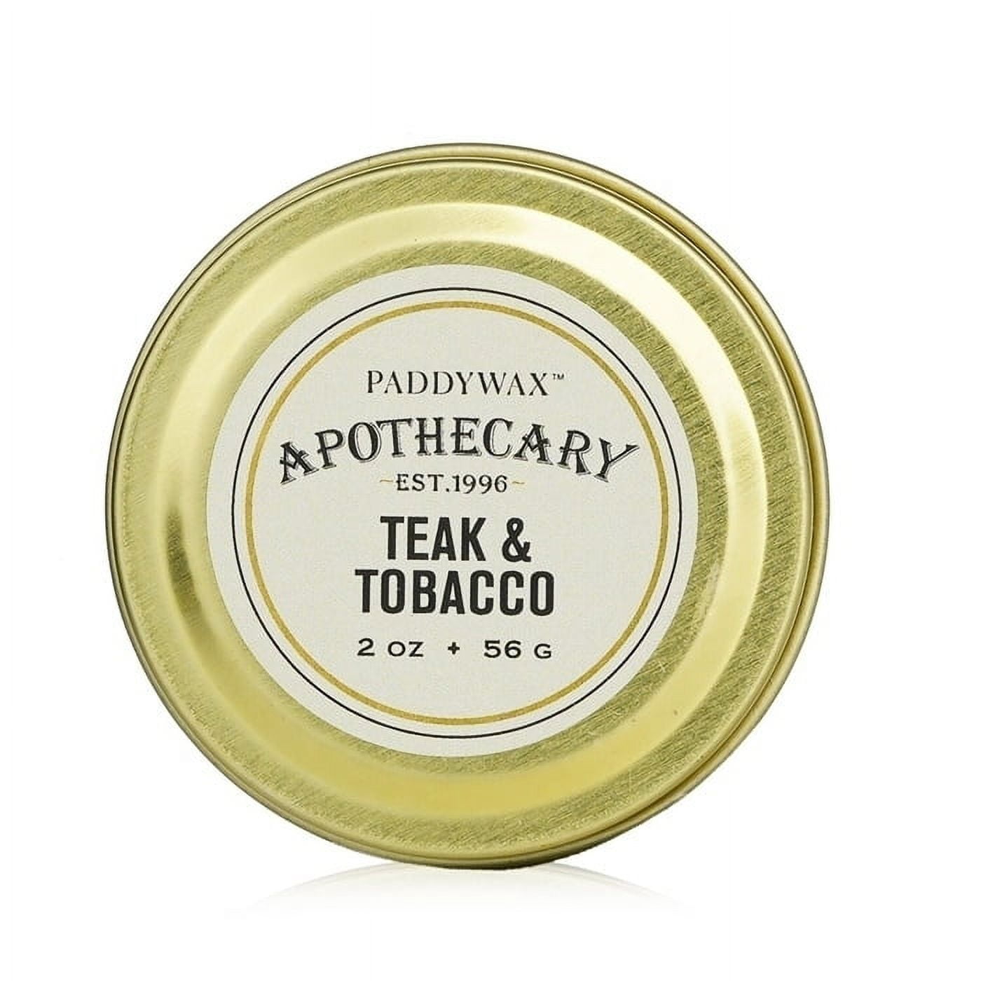 Paddywax Apothecary Candle Teak & Tobacco 56g/2oz