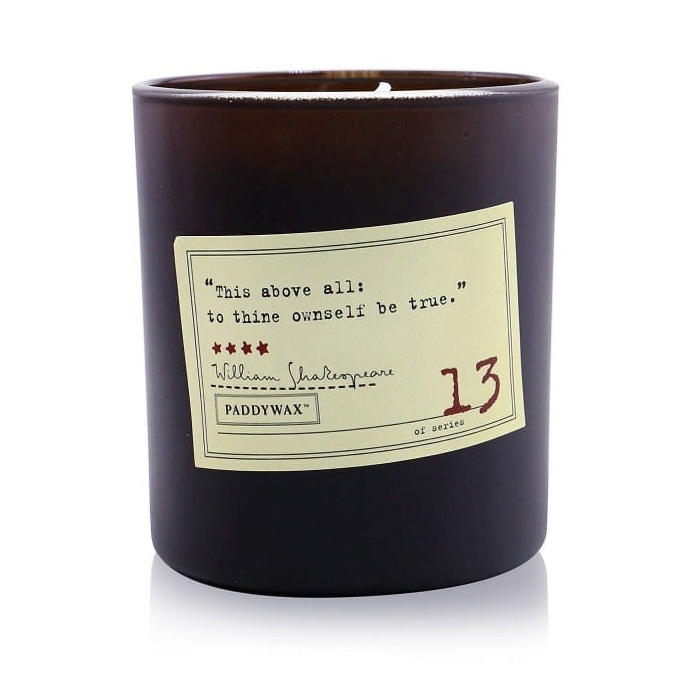 Paddywax Library Candle William Shakespeare 170g/6oz