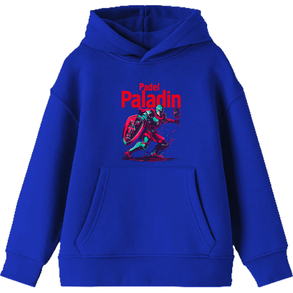 Padel Paladin Youth Royal Blue Long Sleeve Hoodie-Large