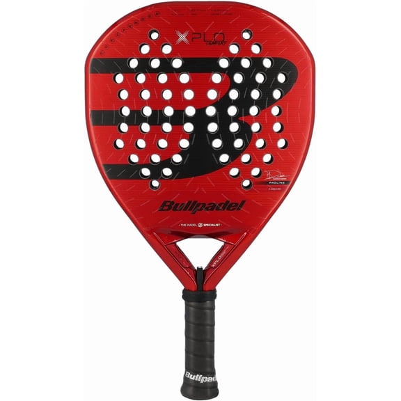 Padel Racket XPLO Comfort | Advanced Fibrix Fiber Pala Padel | GEOSHAPE for Explosive Power & High Balance | Air Power Racket Enhanced Aerodynamics | Wave System & Smart Holes Design