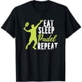 thumbnail image 1 of Padel Tennis Design With Padel Player T-Shirt Unisex Full Size S-5XL, 1 of 4
