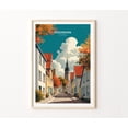 thumbnail image 1 of Paderborn Germany Historic Cathedral Cityscape Wall Art Decor, Unframed Paper Poster 8x10in, 1 of 4