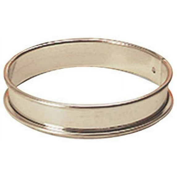 Paderno World Cuisine 7 7/8 Inch by 3/4 Inch Tart Pastry Ring