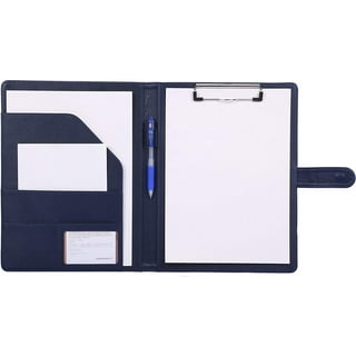 Value Padfolio, Heavyweight Sealed Vinyl, Brass Clip, Inside Front