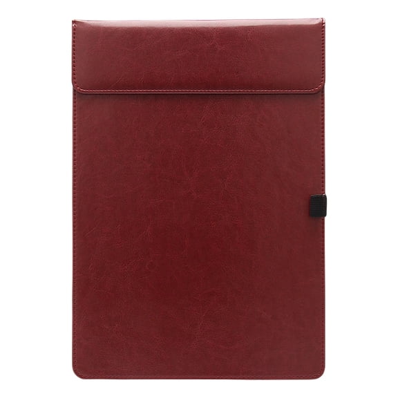 Padfolio Clipboard, Portfolio Organizer with Notepad, Durable Pu Leather Clipboard Folder for Pad, Versatile Clipfolio with Storage, Letter Size Document Holder for School Office by Weiweigg