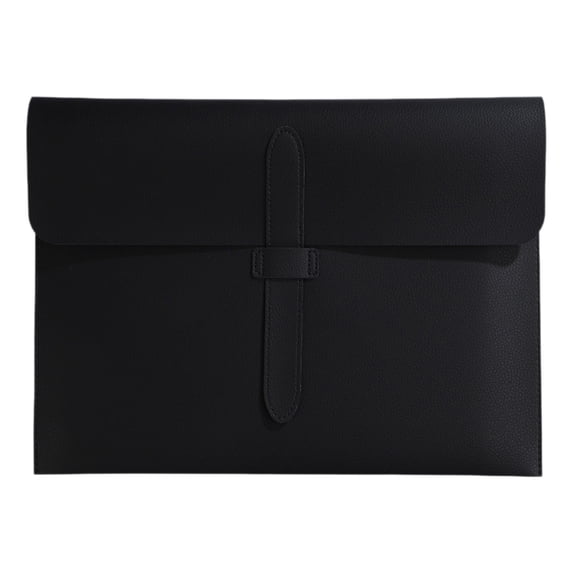 Padfolio Portfolio Folder,Thickened Leather Folder Binder,Business Briefcase,Portfolio Folio Organizer for Letter Legal,A4 Note Pads,Notebooks for Men & Women,8 Colors Option(10.7x10.43")(Black)