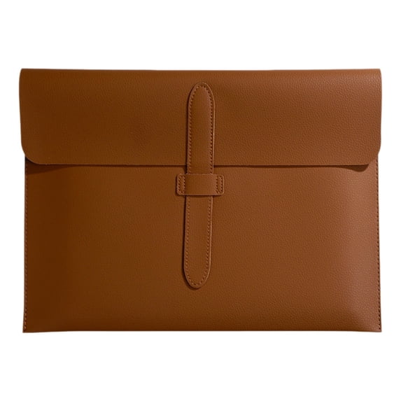 Padfolio Portfolio Folder,Thickened Leather Folder Binder,Business Briefcase,Portfolio Folio Organizer for Letter Legal,A4 Note Pads,Notebooks for Men & Women,8 Colors Option(10.7x10.43")(Brown3)