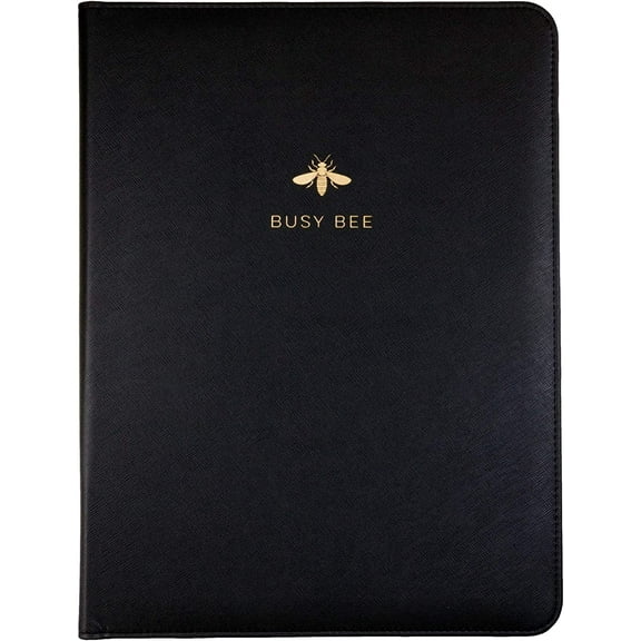 Padfolio/Reume Portfolio Folder for Women, Cute Pink Padfolio Cover Folder, Conference/Legal Document Organizer with Letter/A4 ize Clipboard, leeve,Glitter Purple