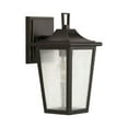 thumbnail image 1 of Padgett Collection One-Light Transitional Antique Bronze Clear Seeded Glass Outdoor Wall Lantern, 1 of 9