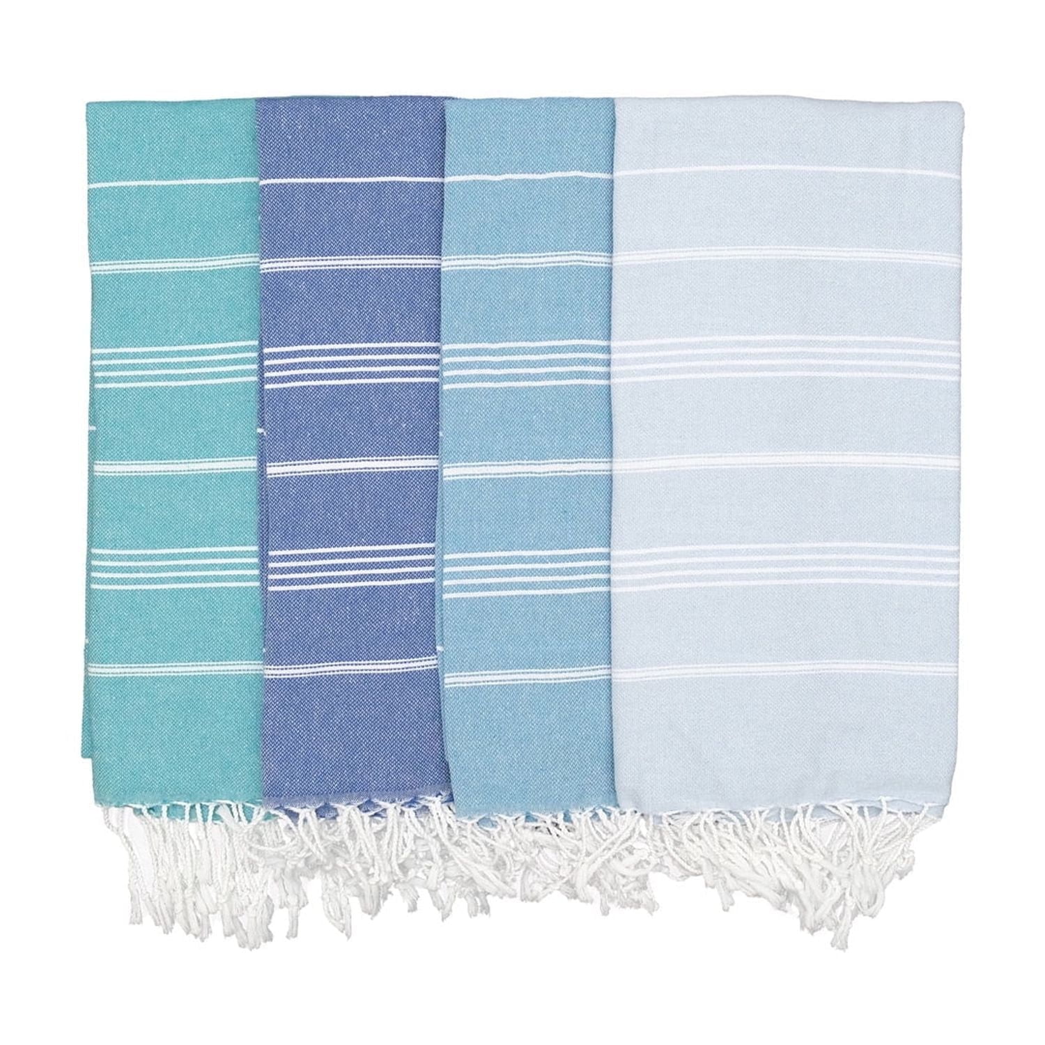 East’N Blue Turkish Beach Towel - 38" X 71", 100% Cotton, Super Absorbent & Quick Dry, Yellow