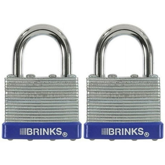 Padlock,1-9/16" Lam Stl 2/Cd