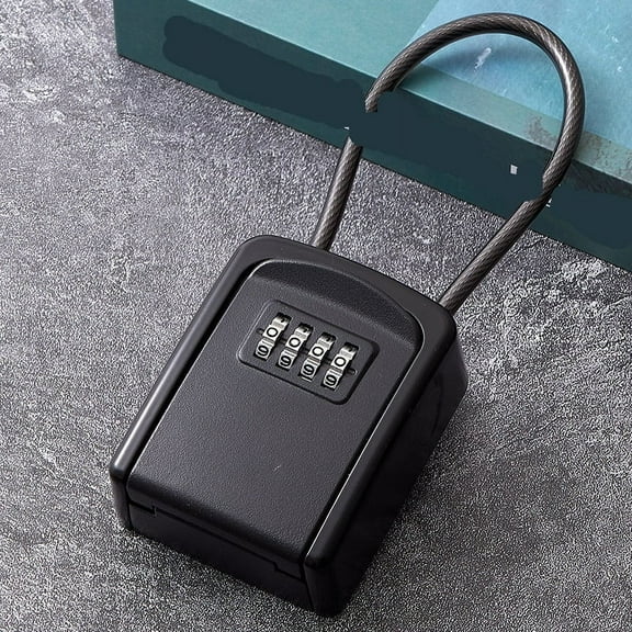 Padlock Key Box Combination Lock Stay Installation Free, Anti-Theft Door Box ,House, Apartment, Office Key Storage