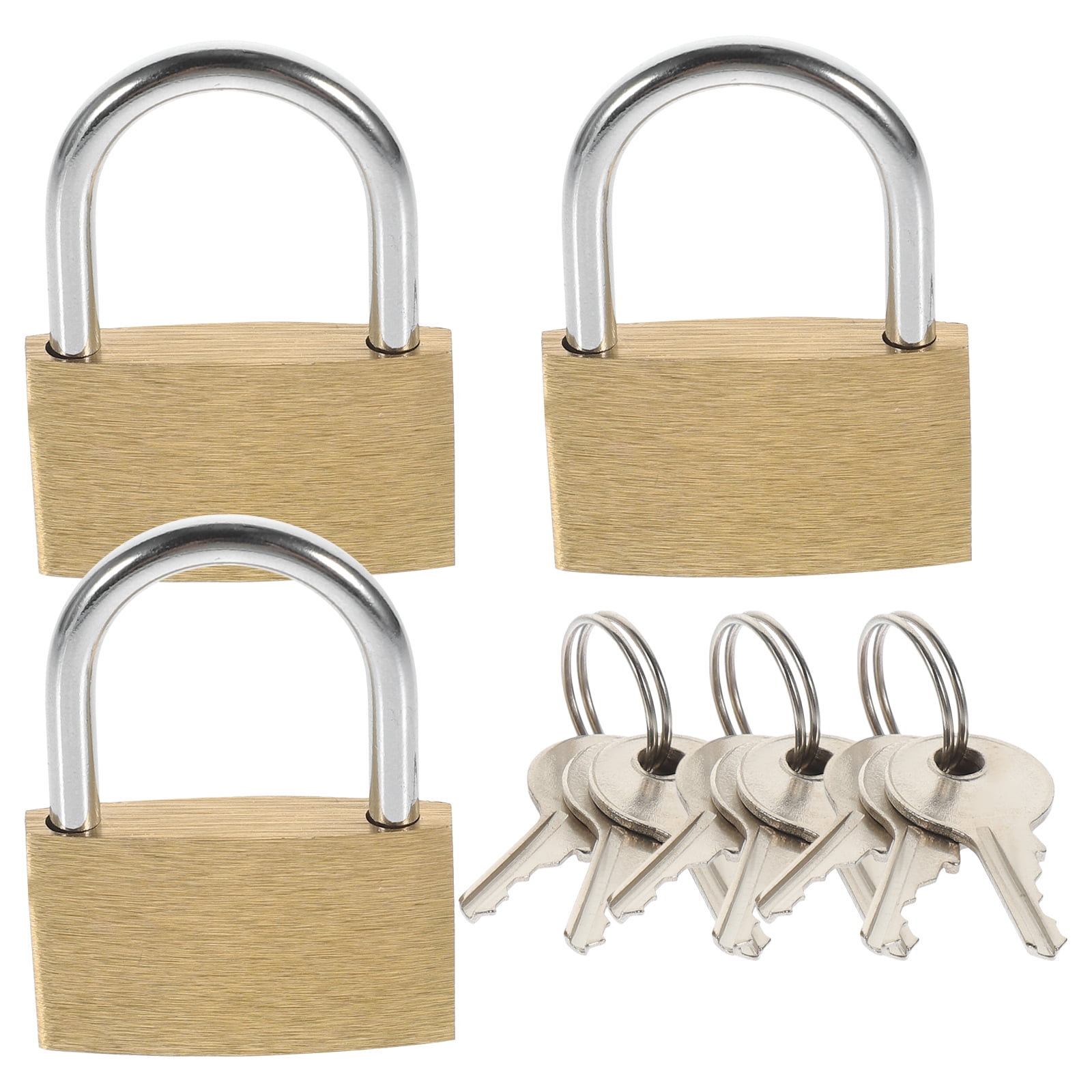 Padlock Kit Home Safety for Locks with Same Key Keyed Padlocks