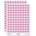 thumbnail image 1 of Padlock Locked Keyhole Security Symbol 200+ Round Stickers - Gloss Finish - 0.50" Size - Hot Pink, 1 of 7